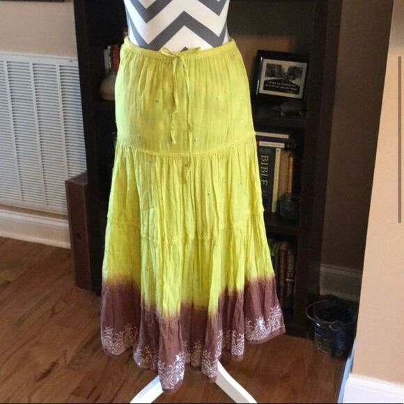 Wet Seal Boho Style Cotton Skirt SMALL - Picture 3 of 6